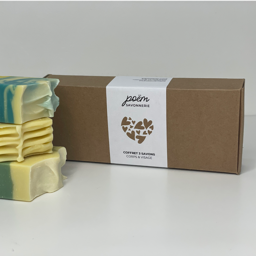 Coffret 3 petits savons